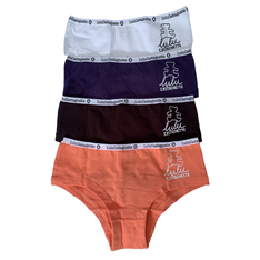Boxers Fille lulu - Coton Stretch x4